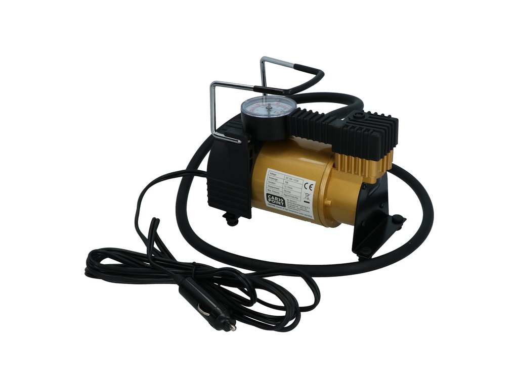 Compresor auto Carpoint ''BIG'' 12V 100psi/7bar max 14A 35l/m cu manometru si adaptori