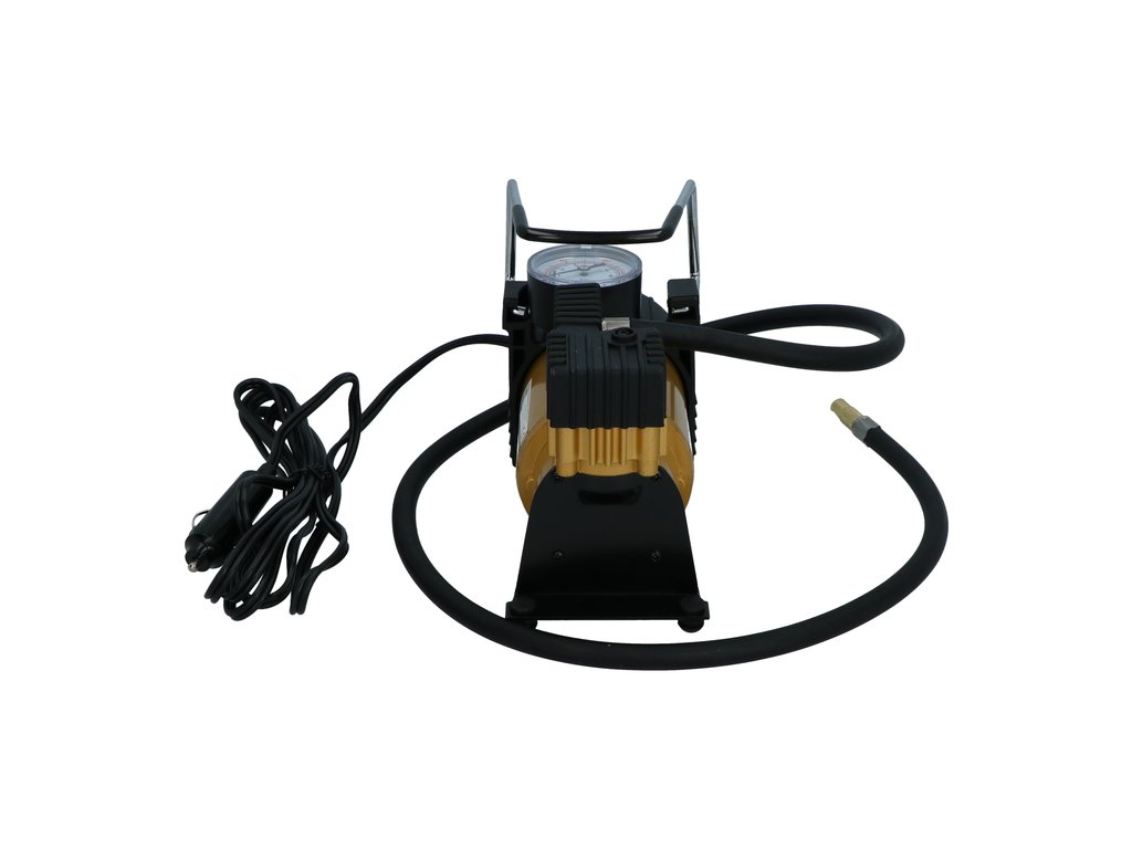 Compresor auto Carpoint ''BIG'' 12V 100psi/7bar max 14A 35l/m cu manometru si adaptori
