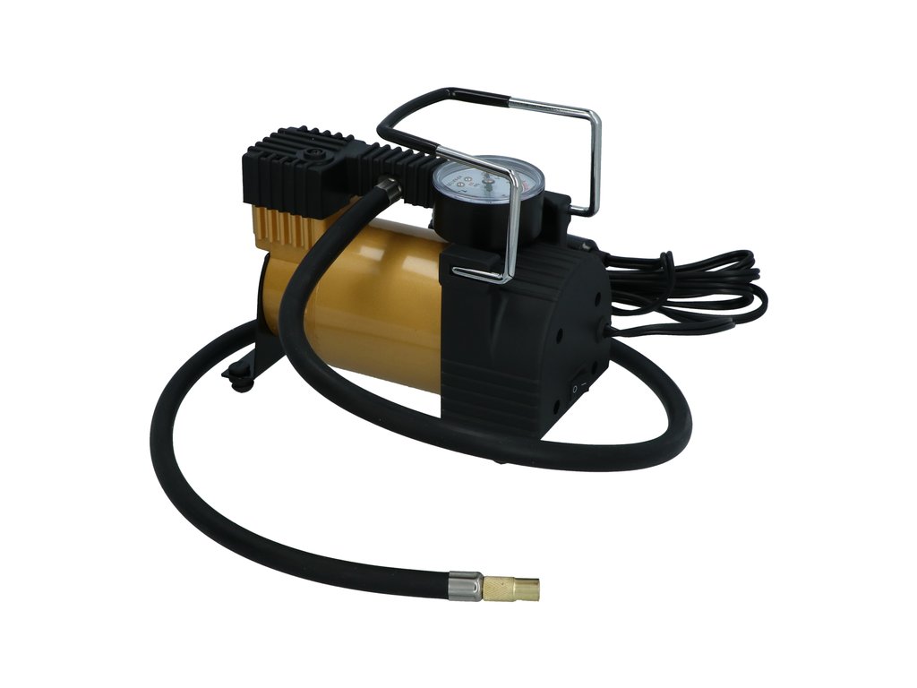 Compresor auto Carpoint ''BIG'' 12V 100psi/7bar max 14A 35l/m cu manometru si adaptori