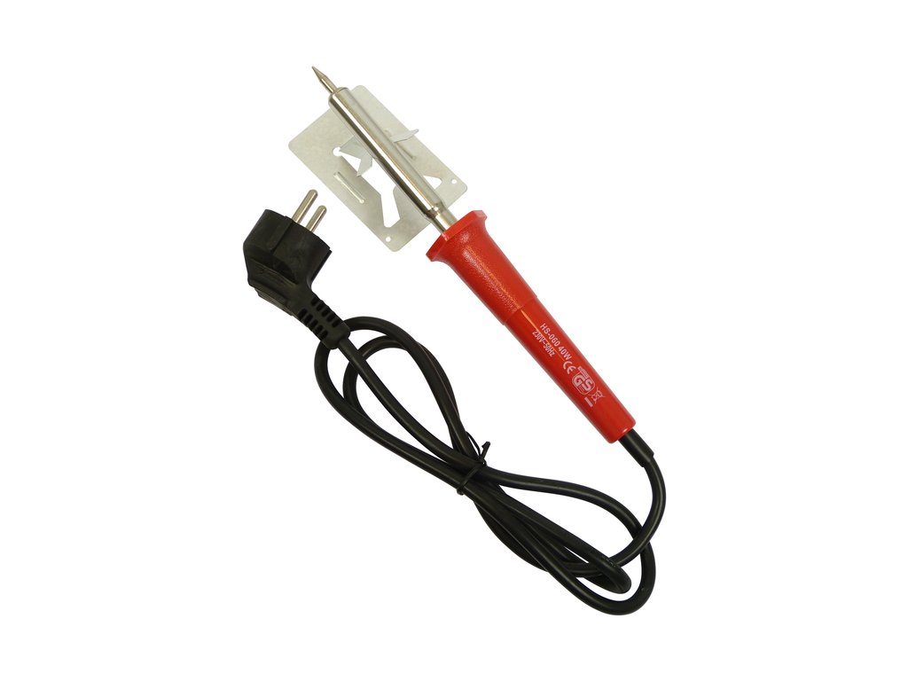 Ciocan de lipit 40W, maner plastic rosu