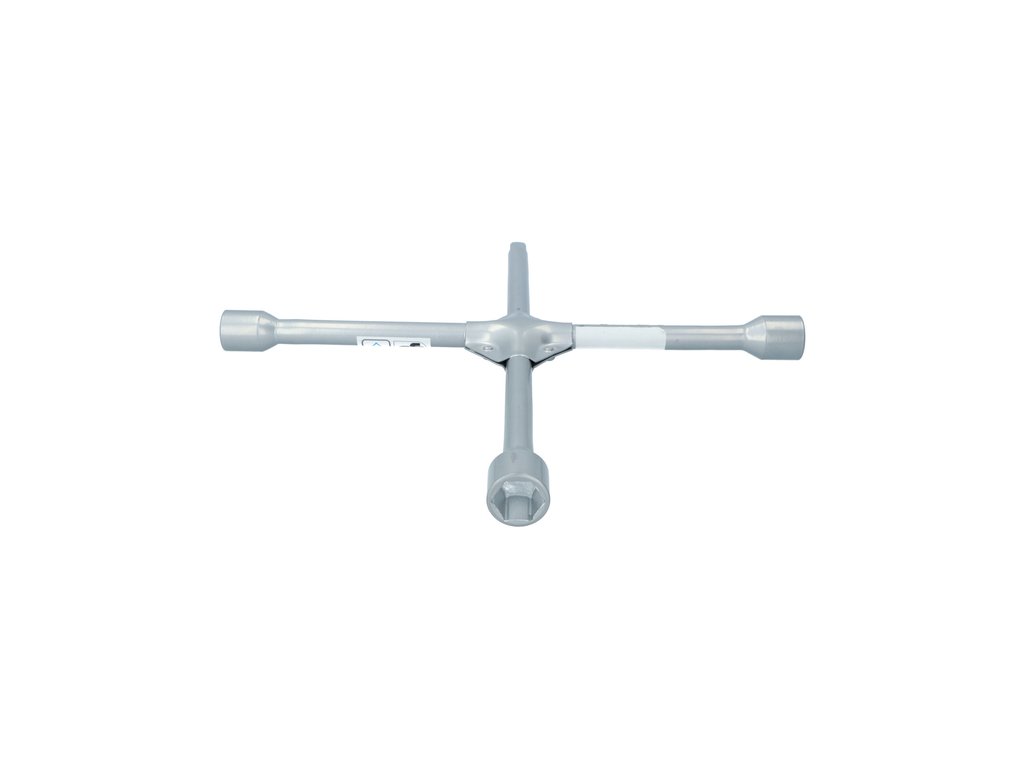 Cheie cruce pentru roti Carpoint ranforsata cu 4 capete de 17-19-21mm si 1/2