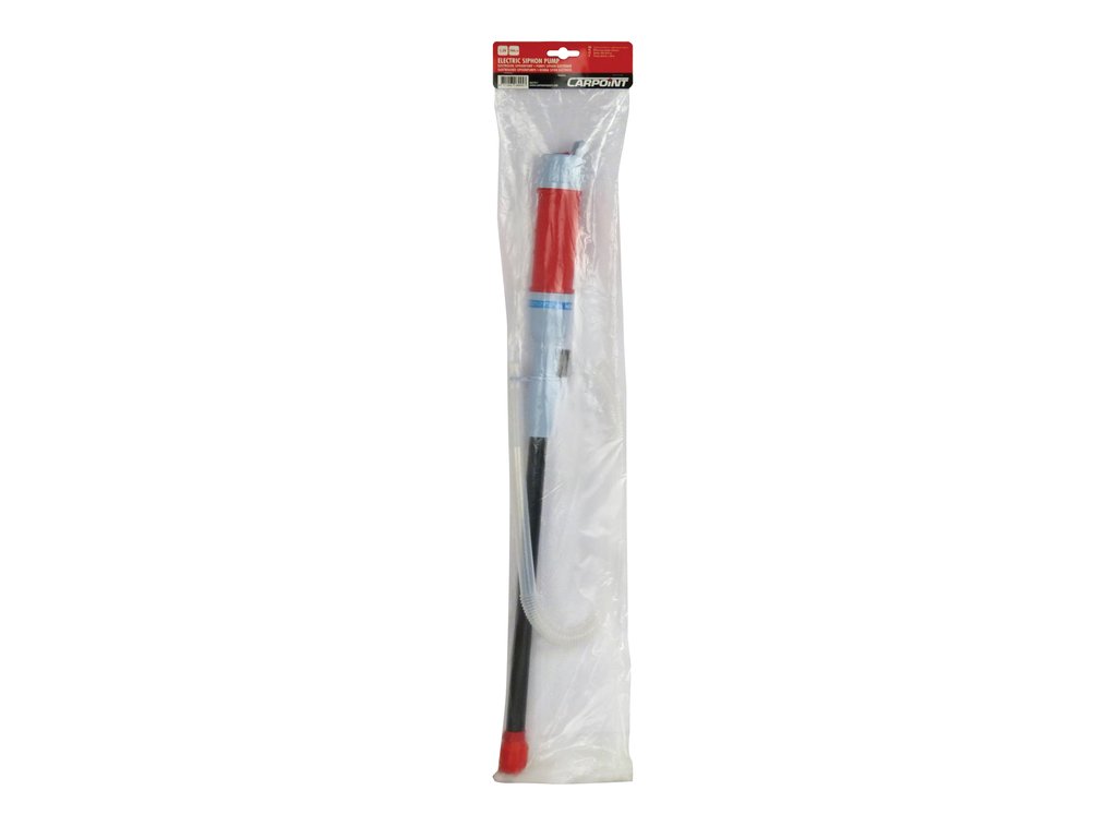 Furtun pentru transfer lichide Carpoint cu pompa electrica pe baterii , furtun de 60 cm