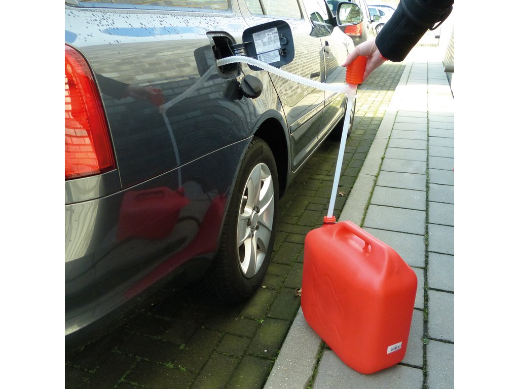 Furtun pentru transfer lichide Carpoint cu pompa , furtun de 60 cm