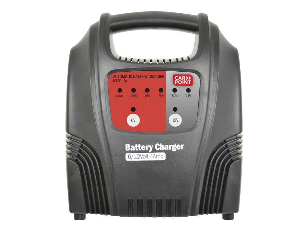 Incarcator acumulator auto Carpoint 12V 4A redresor cu led de incarcare a bateriei