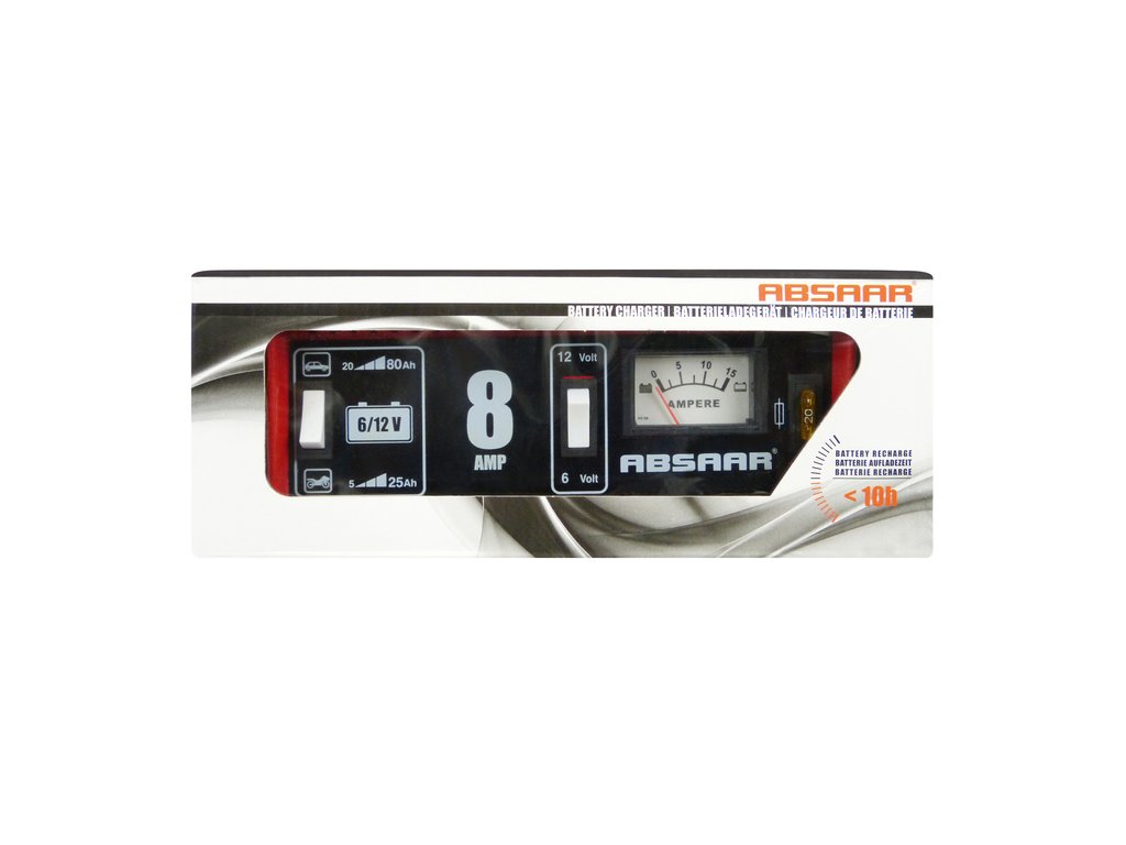 Redresor baterie auto Absaar Germany 6V/ 12V 8A incarcator cu incarcare normala/rapida
