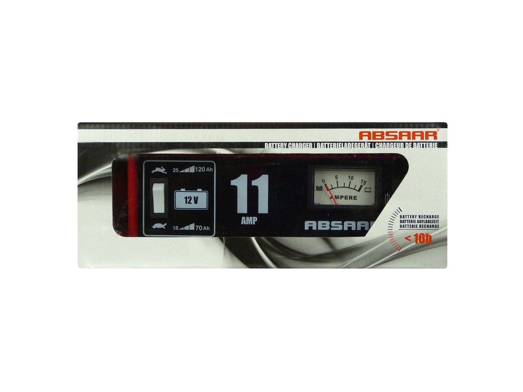 Redresor baterie auto Absaar Germany 12V 11A incarcator cu incarcare normala/rapida si indicator cu led
