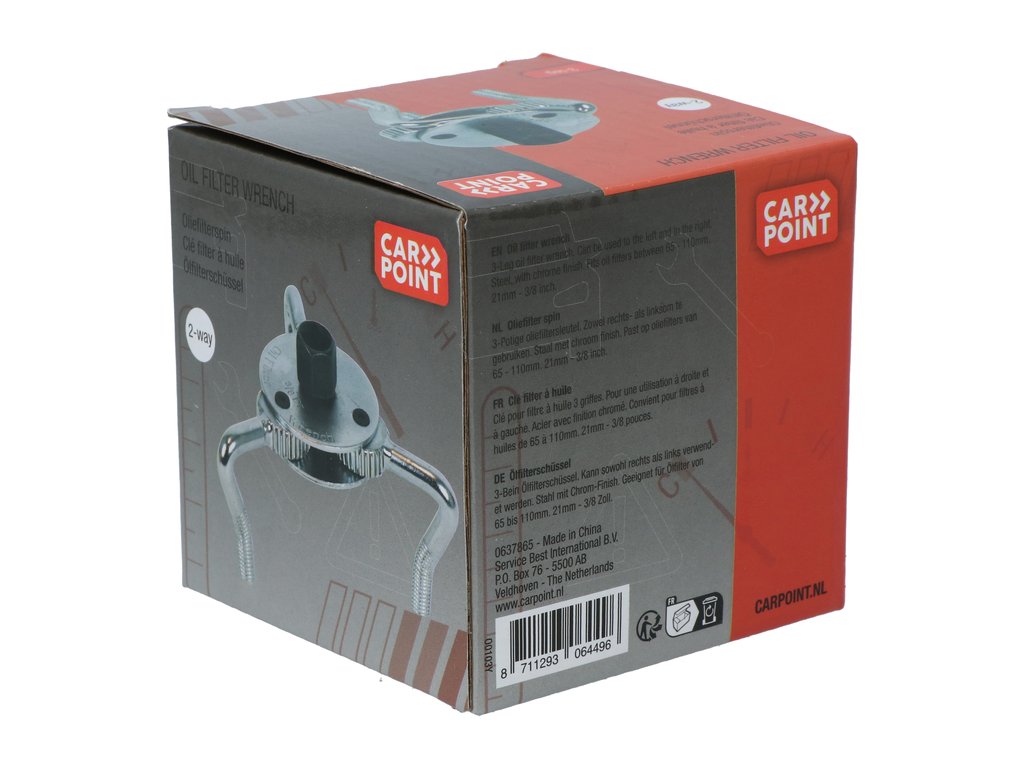 Cheie filtru de ulei Carpoint universala tip gheara, pentru diametre intre 65-110mm, 1 buc