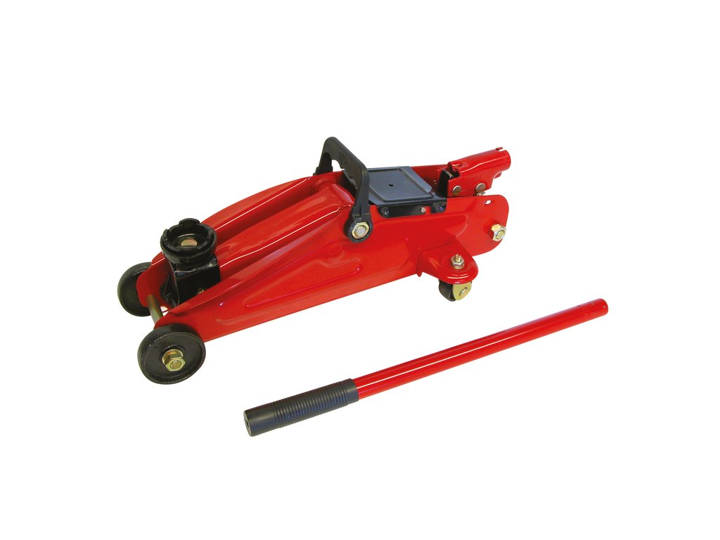 Cric hidraulic tip crocodil Carpoint 2000 kg pe roti cu deschidere maxima de 34.2 cm