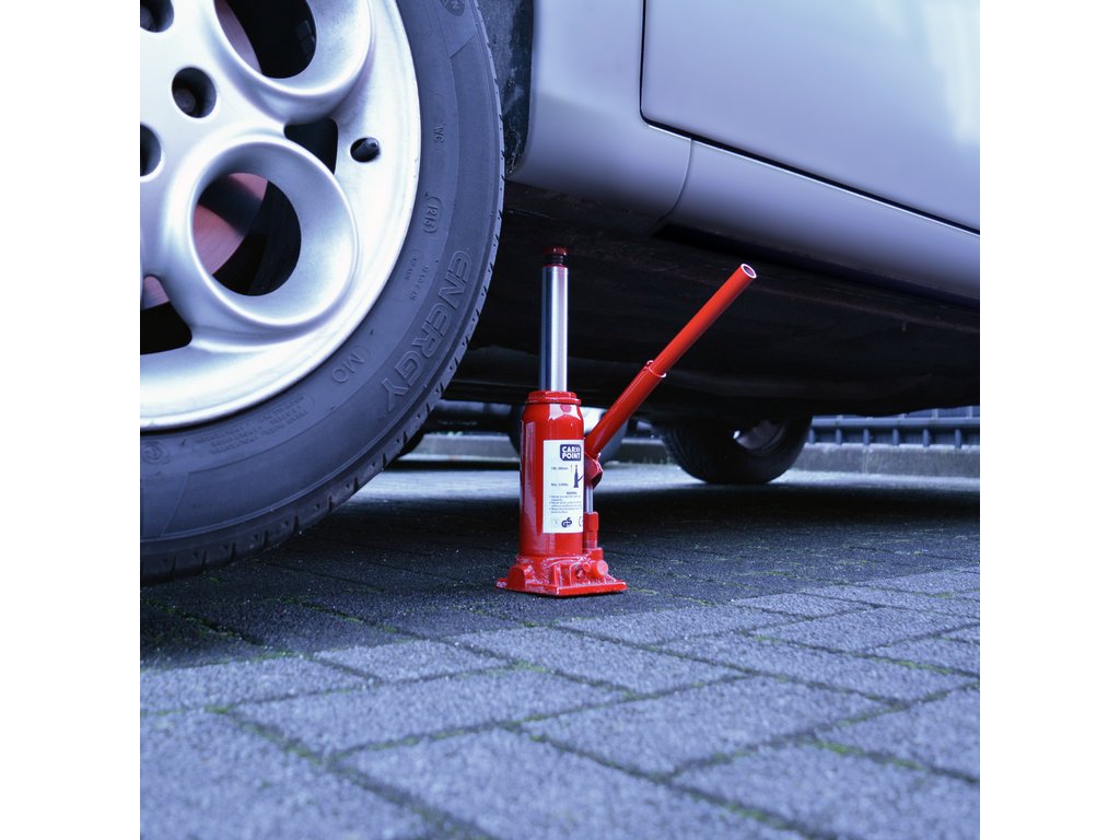 Cric hidraulic Carpoint 3 Tone cu deschidere 19.5-38cm