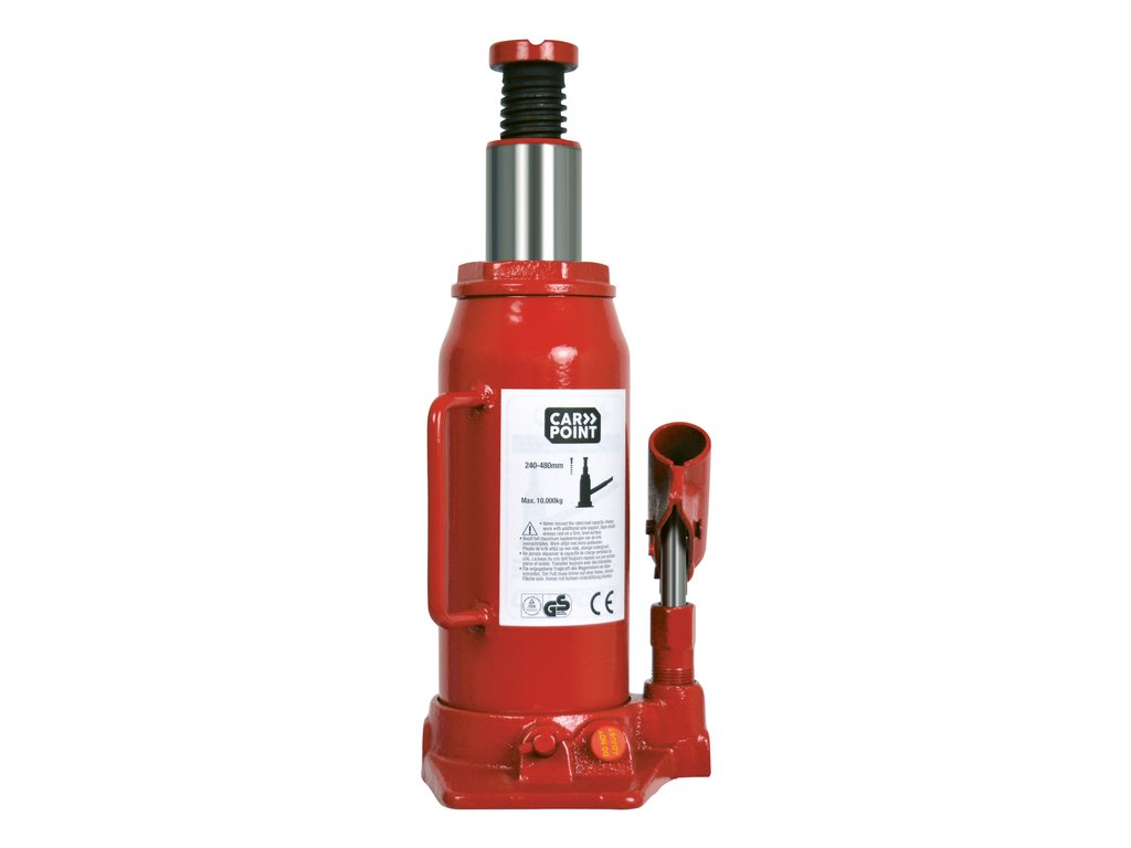 Cric hidraulic Carpoint 10 Tone cu deschidere 20.5-39.0cm