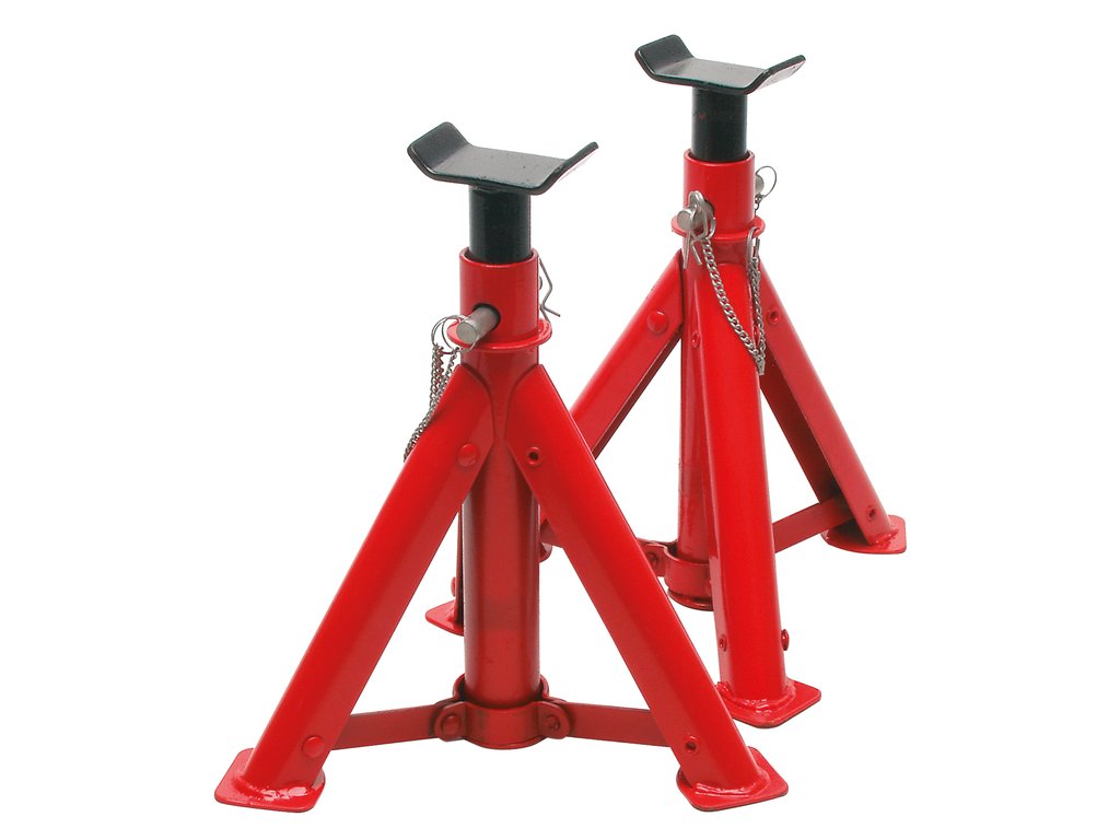 Cric hidraulic tip crocodil Carpoint 2000 kg pe roti cu deschidere maxima de 31 cm si 2 suporti de sustinere