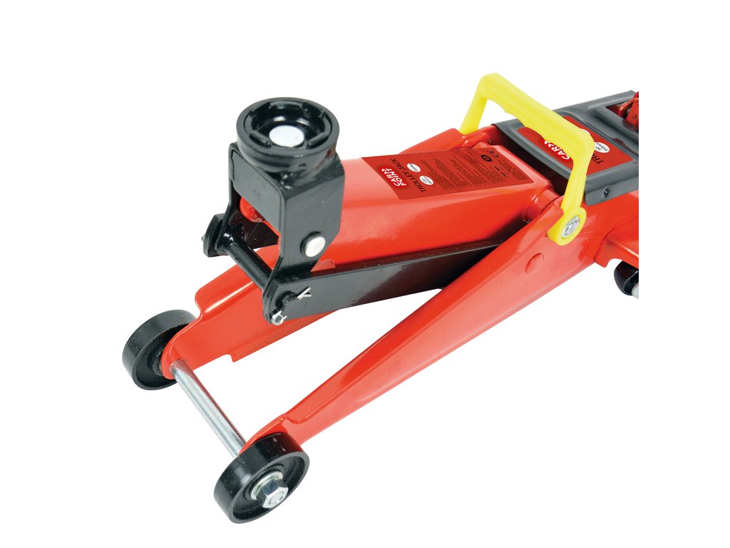 Cric hidraulic tip crocodil Carpoint 2000 kg pe roti cu deschidere maxima de 13-38 cm