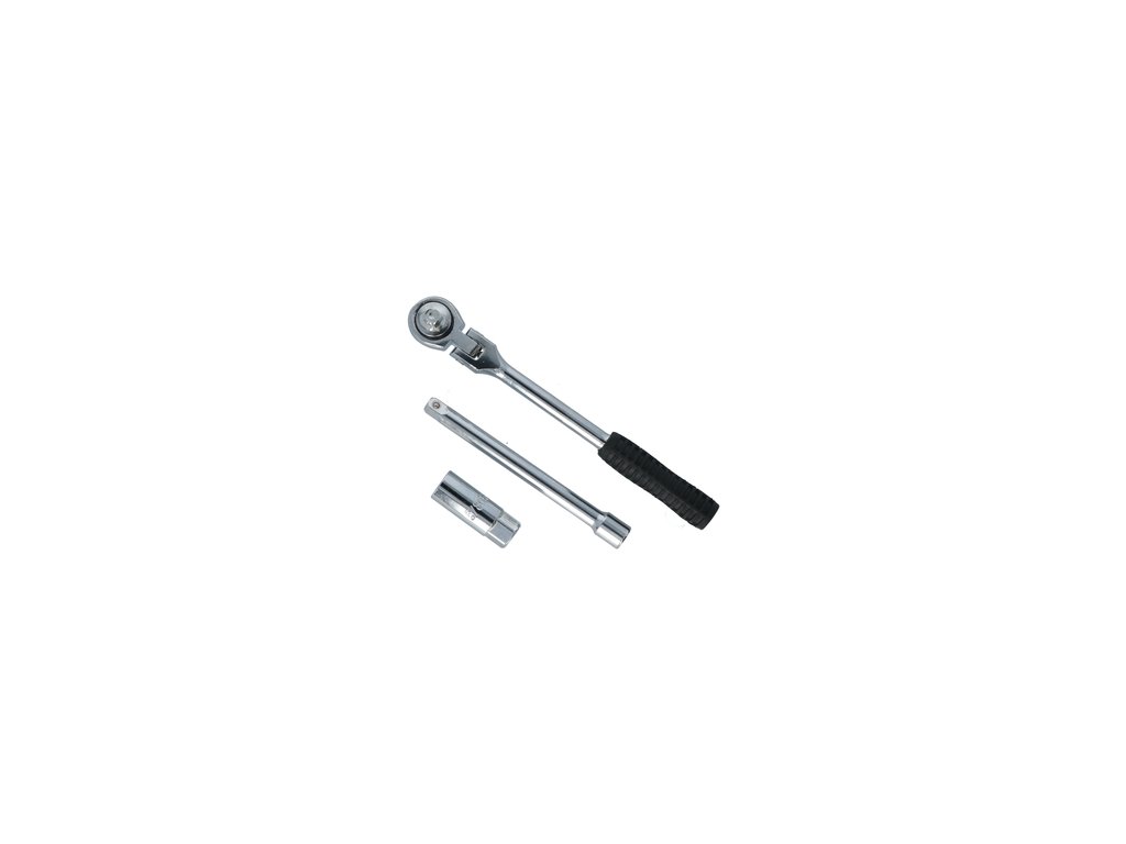 Cheie bujii auto Carpoint cu extensie 16mm, cu crichet si prelungitor
