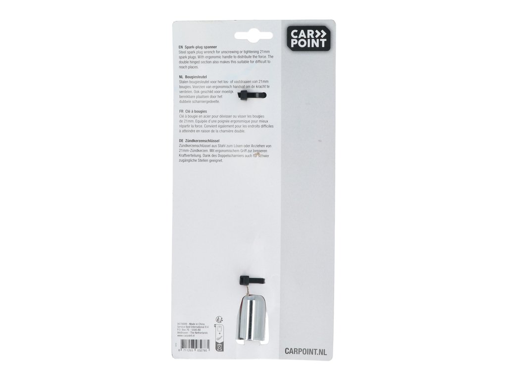 Cheie bujii auto Carpoint 21 mm cu maner solid