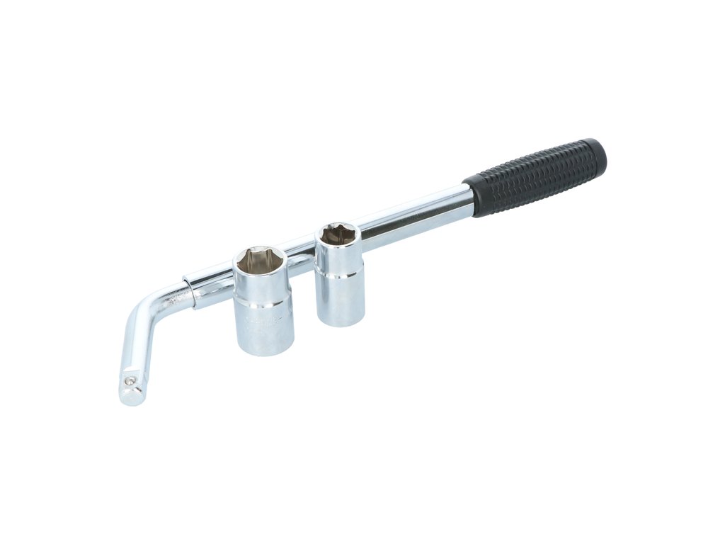 Cheie roti telescopica Carpoint cu 4 capete de 17-19-21-23mm