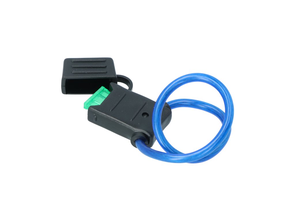 Suport siguranta auto plata mare Carpoint cu siguranta de 30A inclusa , 1 buc.