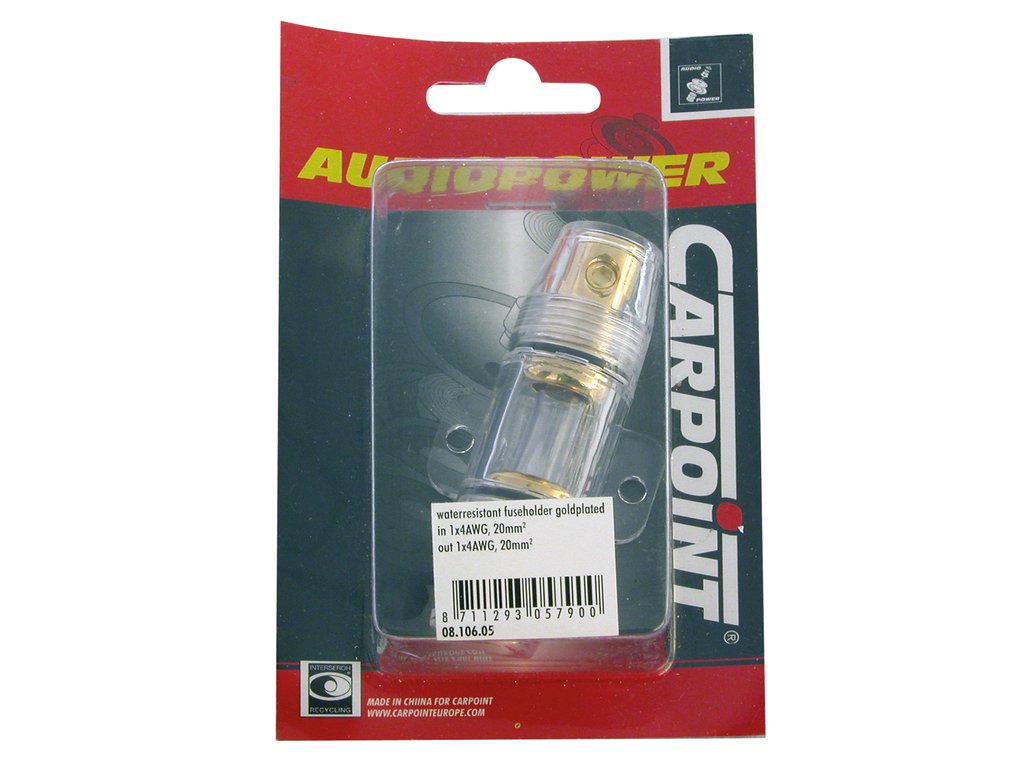 Suport siguranta auto Cartpoint pentru conectica audio 4AWG, 20mm2, 1 buc.