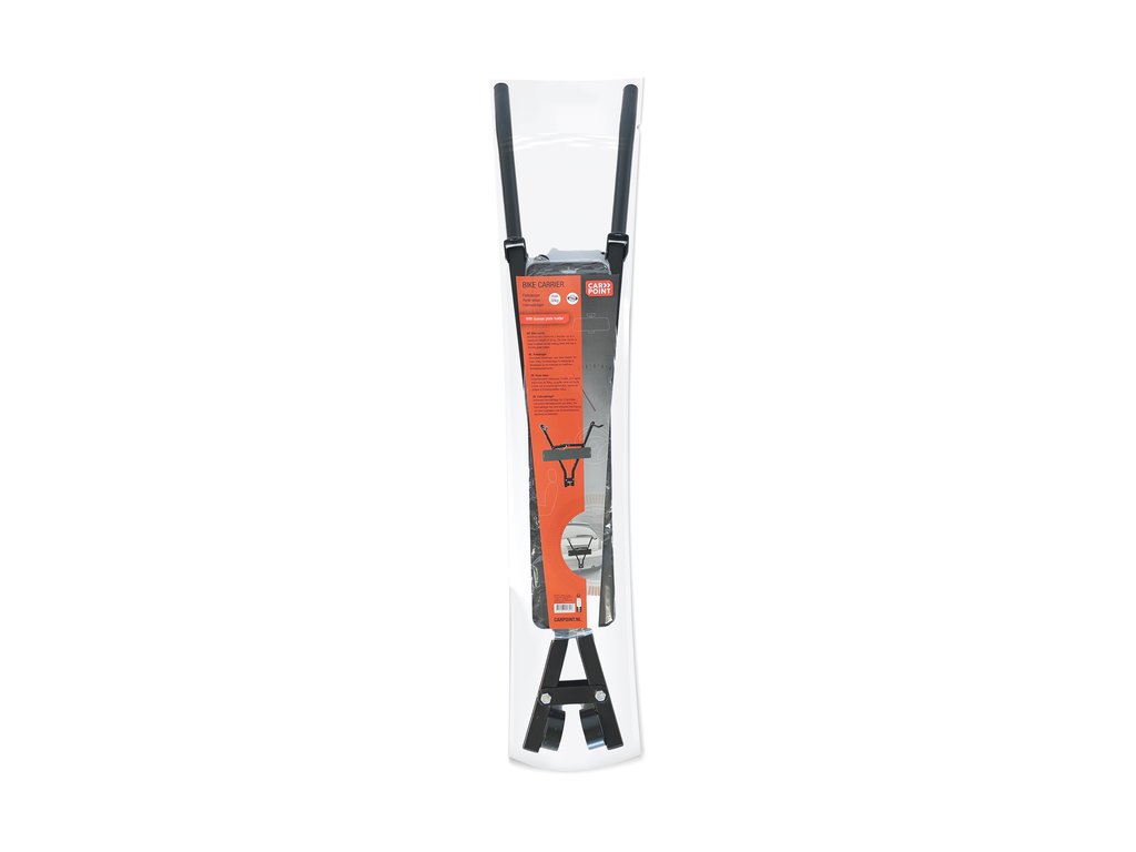 Suport bicicleta Carpoint fixare pe carligul de remorcare cu suport nr inmatriculare pentru 2 biciclete