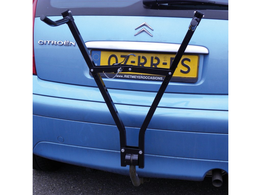Suport bicicleta Carpoint fixare pe carligul de remorcare cu suport nr inmatriculare pentru 2 biciclete