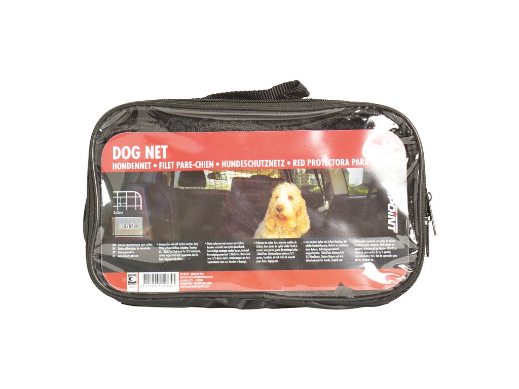 Plasa separatoare caine Carpoint 130x87cm din nylon extra rezistent , pentru delimitarea portbagajului masinii de bancheta din spate