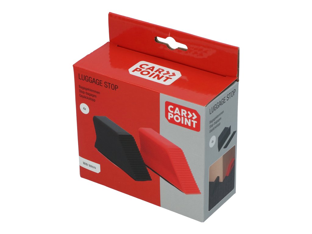 Opritor bagaje, piedica cu banda velcro, set 4 bucati.
