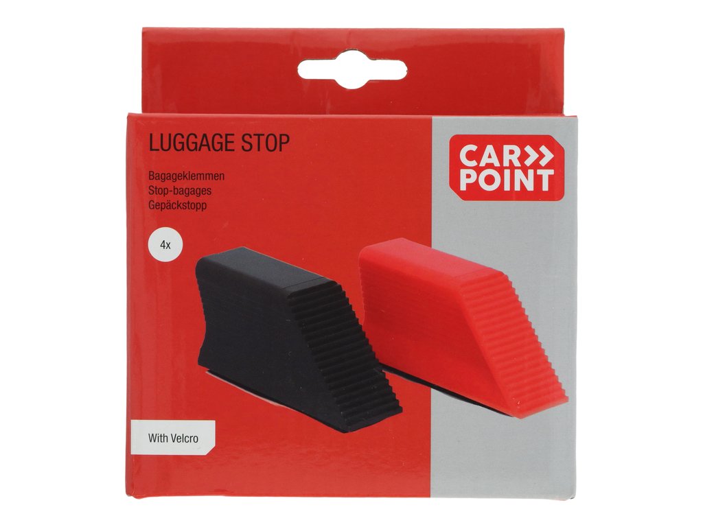 Opritor bagaje, piedica cu banda velcro, set 4 bucati.