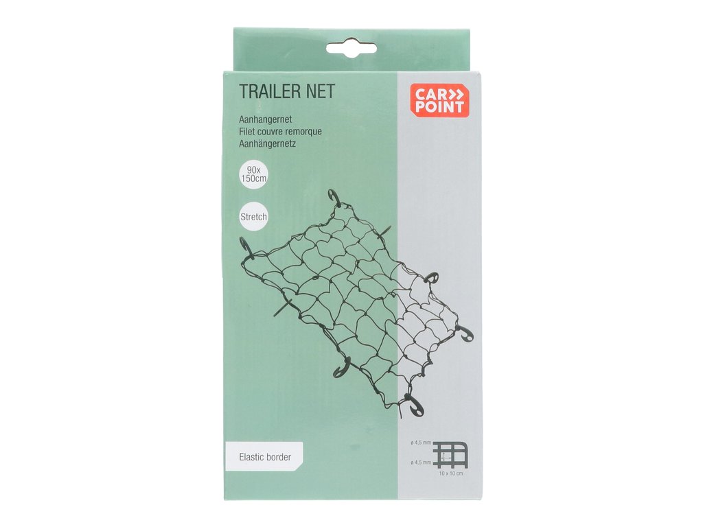 Plasa elastica Carpoint pentru fixare bagaje in trailer sau pick-up , 90x150 cm