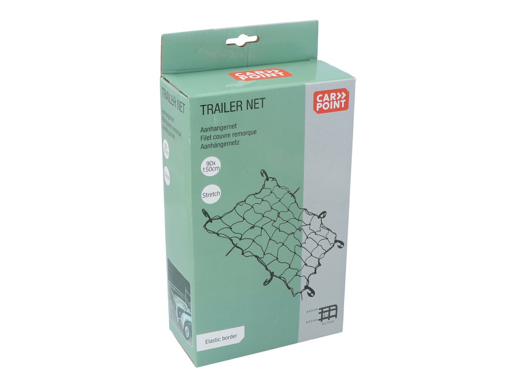 Plasa elastica Carpoint pentru fixare bagaje in trailer sau pick-up , 90x150 cm