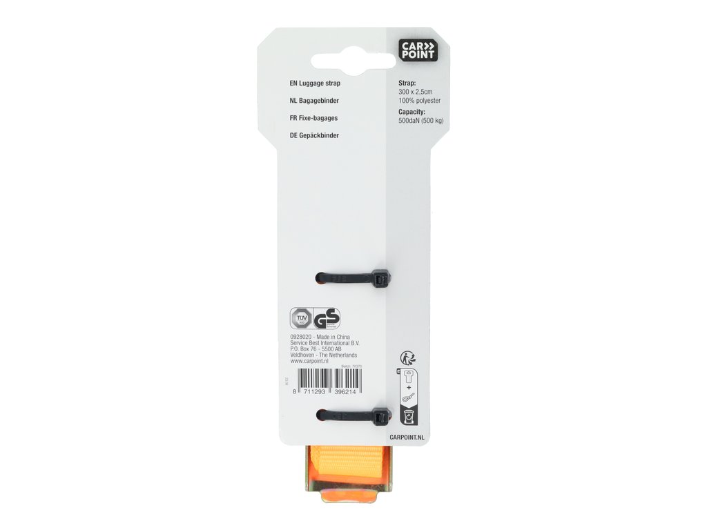 Chinga ancorare marfa Carpoint 3 metri 500 kg, 25mm