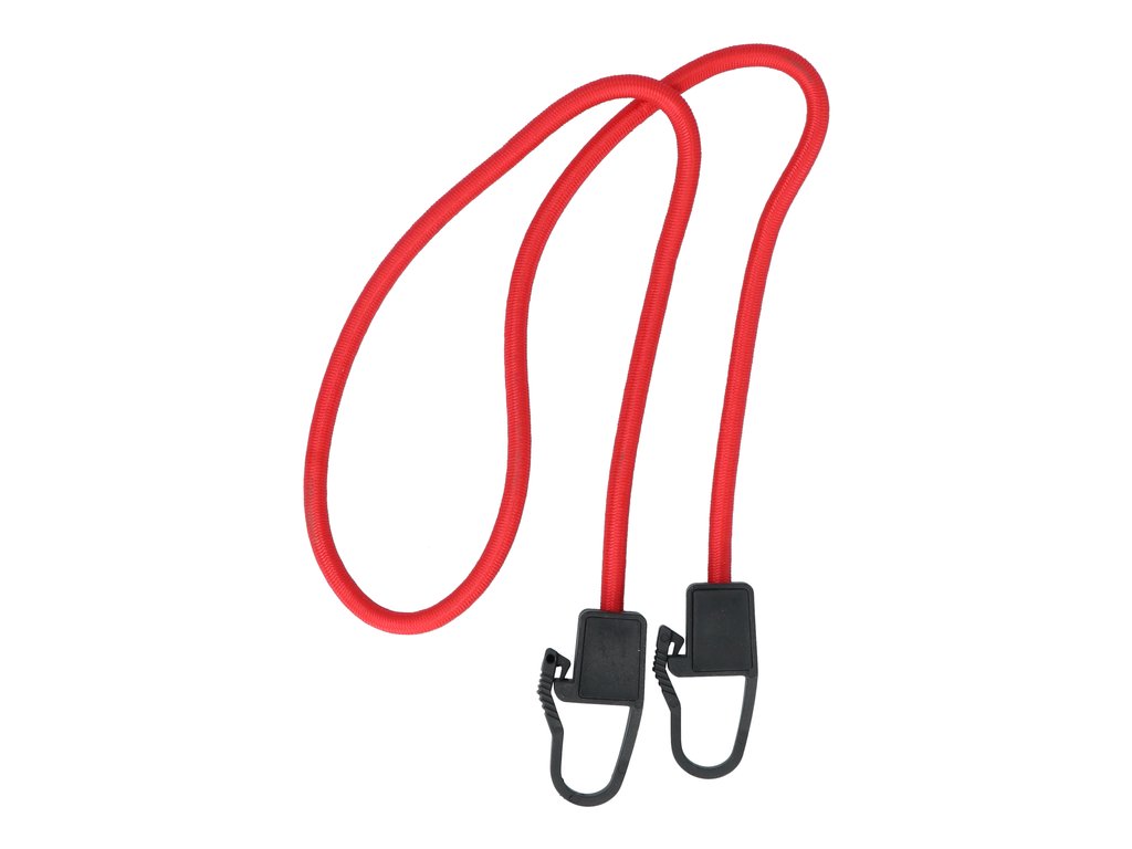 Chinga elastica Carpoint pentru bagaje , fixare usoara 100cm , fi 9 cu cleme siguranta de plastic , 1 buc.