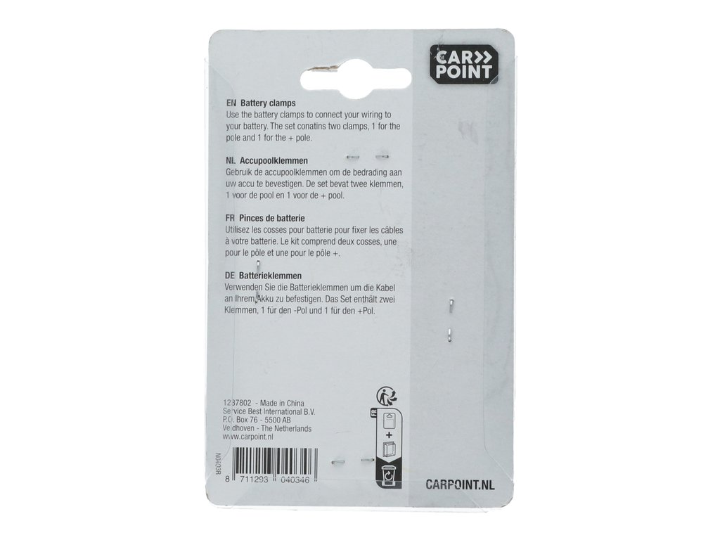 Set 2 borne baterie auto Carpoint plus si minus, borna acumulator