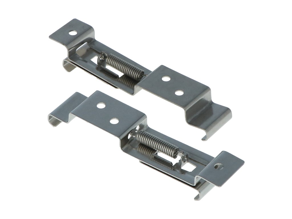 Suport numar imatriculare Carpoint, clema fixare numar cu arc, 2 bucati