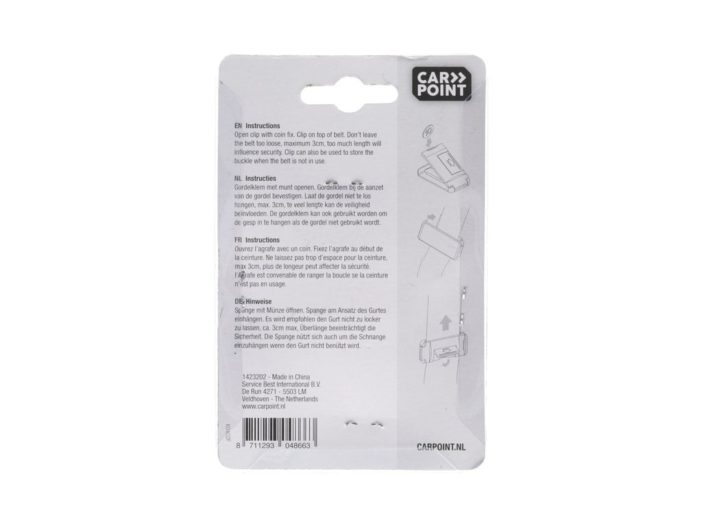 Clips fixare centura siguranta auto, 2buc, Carpoint