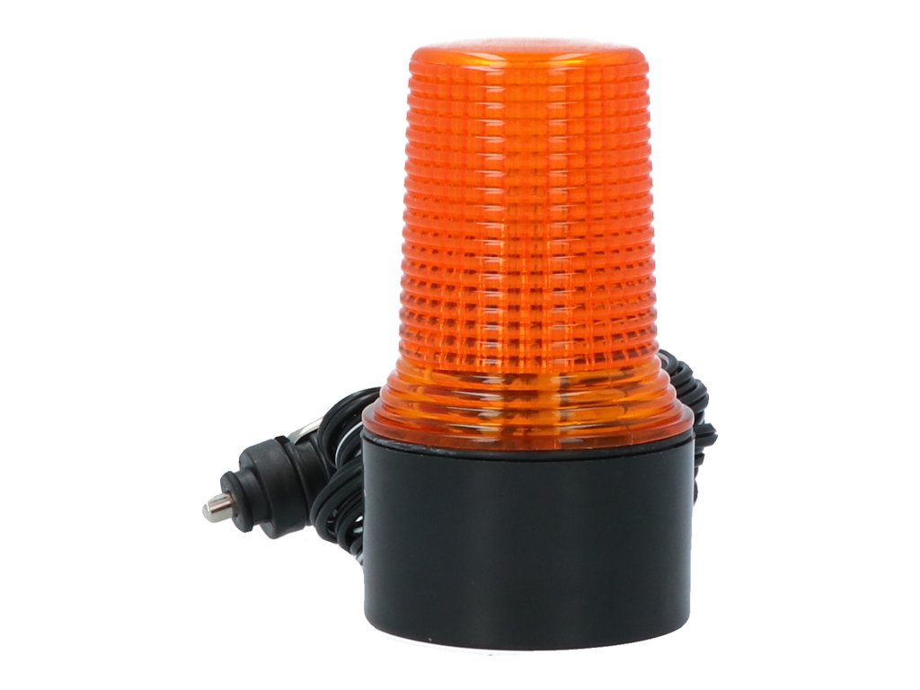 Girofar auto Carpoint 12V 500W orange cu bec Xenon , magnetic 10x4,5/6 cm
