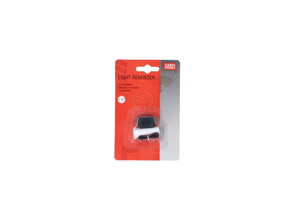 Avertizor sonor Carpoint pentru lumini aprinse 6-12V , 25 x 17 mm , 1 buc.