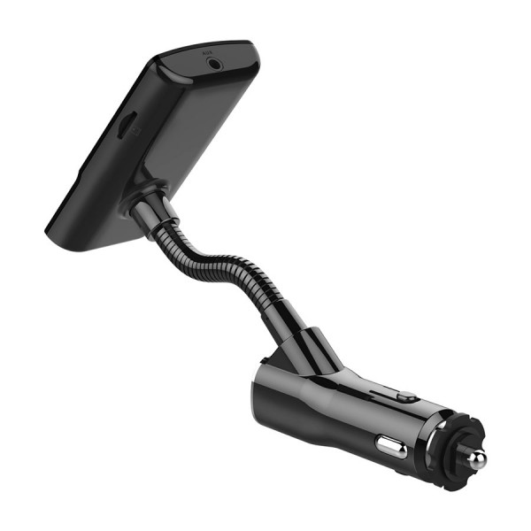 Modulator FM Bluetooth, HandsFree, cu display LCD 1.77 inch, 2 iesiri USB 5V 1A/3A, indicator voltaj baterie