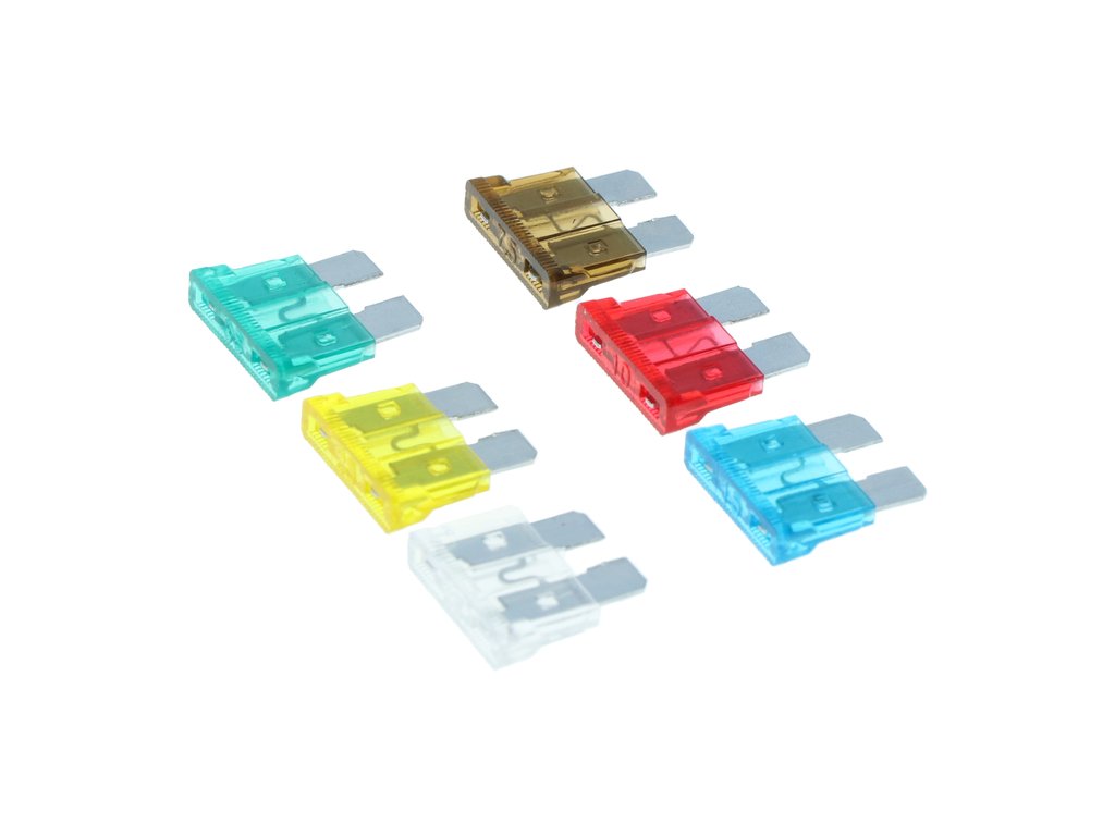 Set 6 sigurante auto Carpoint plate Mari 7,5, 10, 15, 20, 25, 30A