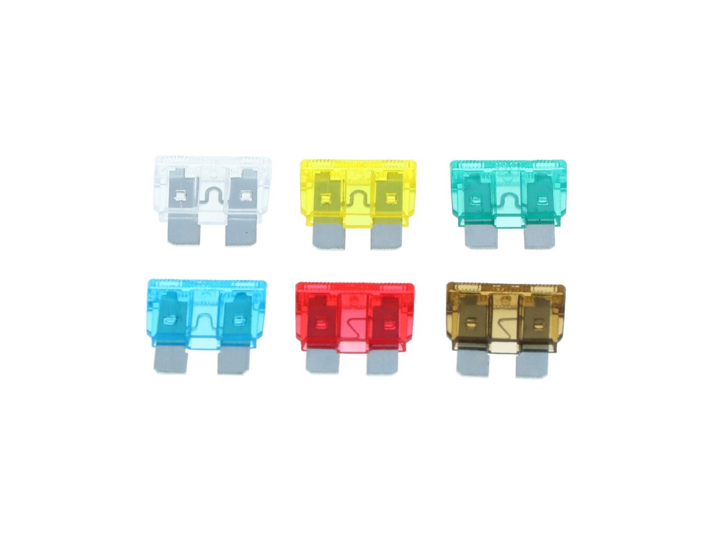 Set 6 sigurante auto Carpoint plate Mari 7,5, 10, 15, 20, 25, 30A