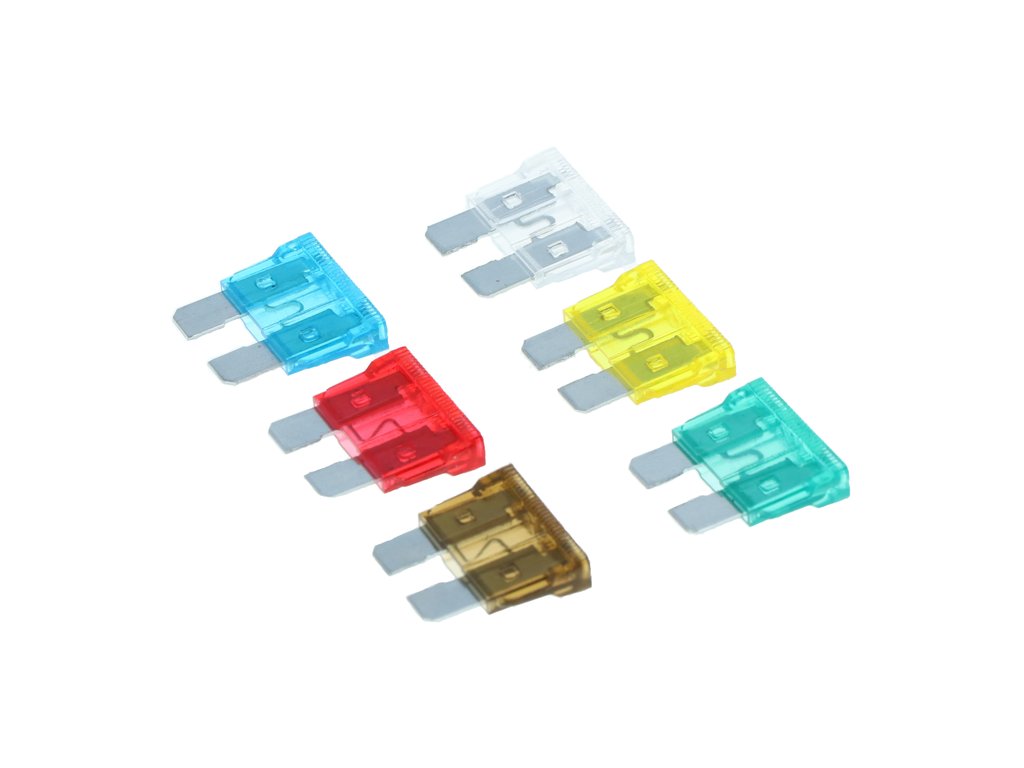 Set 6 sigurante auto Carpoint plate Mari 7,5, 10, 15, 20, 25, 30A