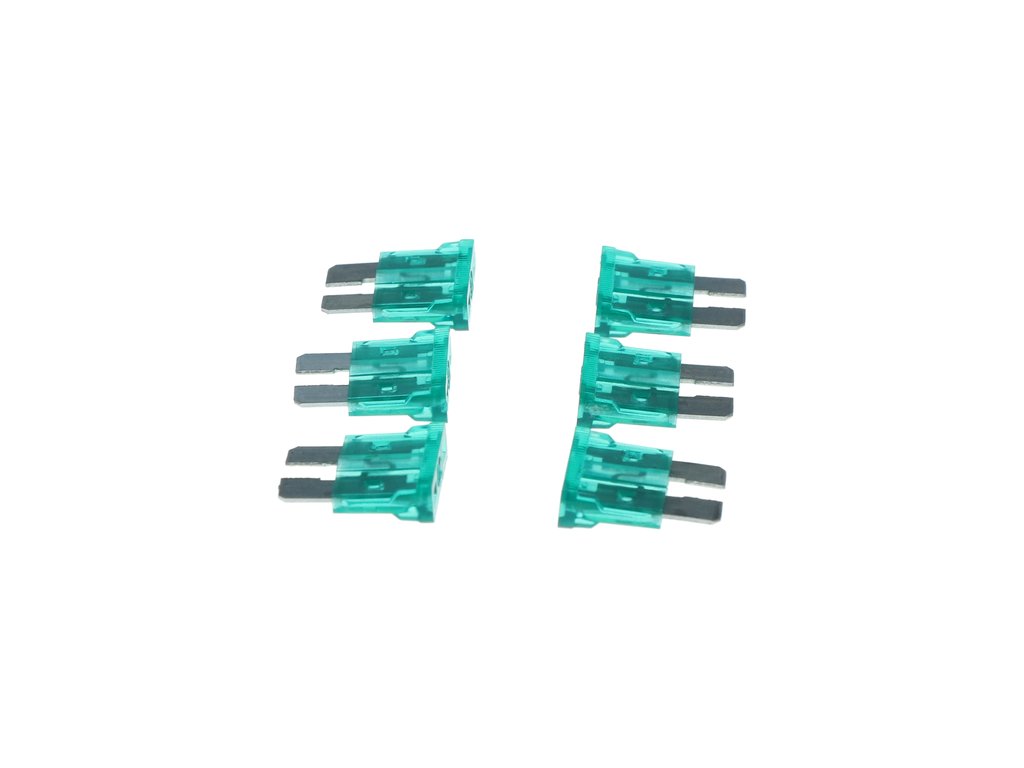 Set 6 sigurante auto Carpoint plate de 30A , sigurante normale plate