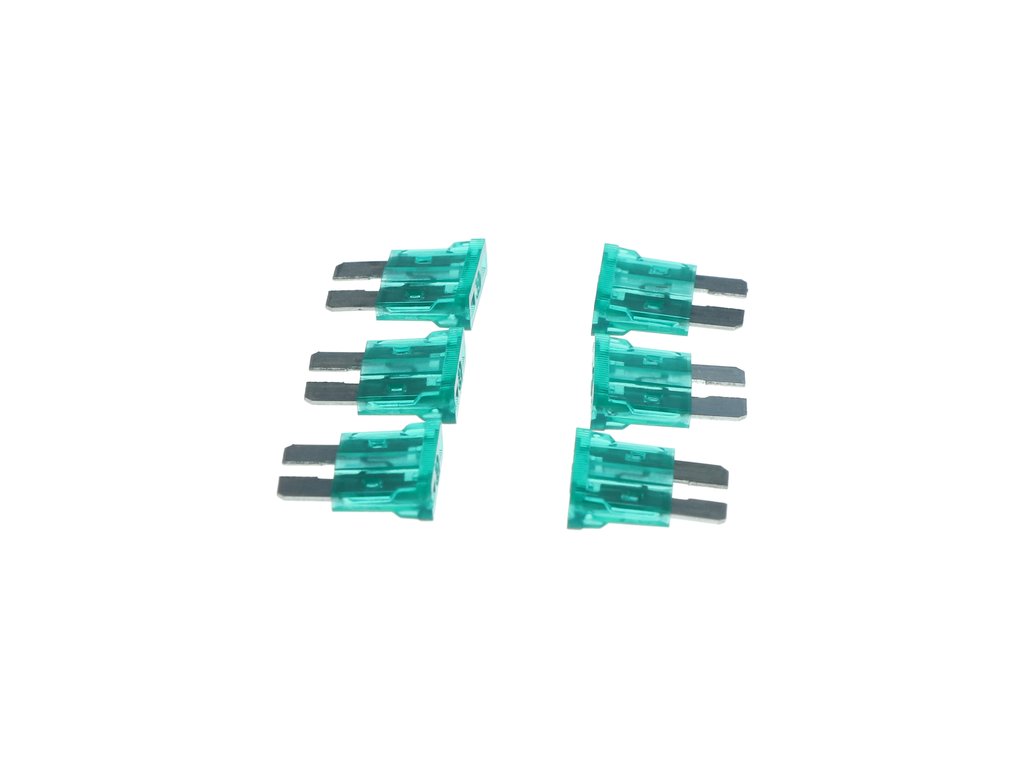 Set 6 sigurante auto Carpoint plate de 30A , sigurante normale plate
