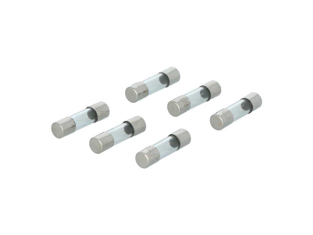Set 6 sigurante auto Carpoint de sticla 2A , lungime 20 mm , pentru radio