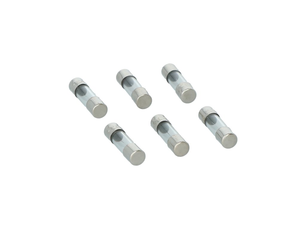 Set 6 sigurante auto Carpoint de sticla 2A , lungime 20 mm , pentru radio