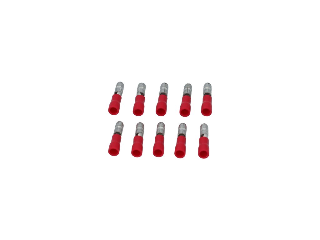 Papuci electrici izolati, rosu furca,terminale pe cablu, 3,96 mm, lungime 20,2 mm, crimpat, 547, 10 terminale la blister Carpoint