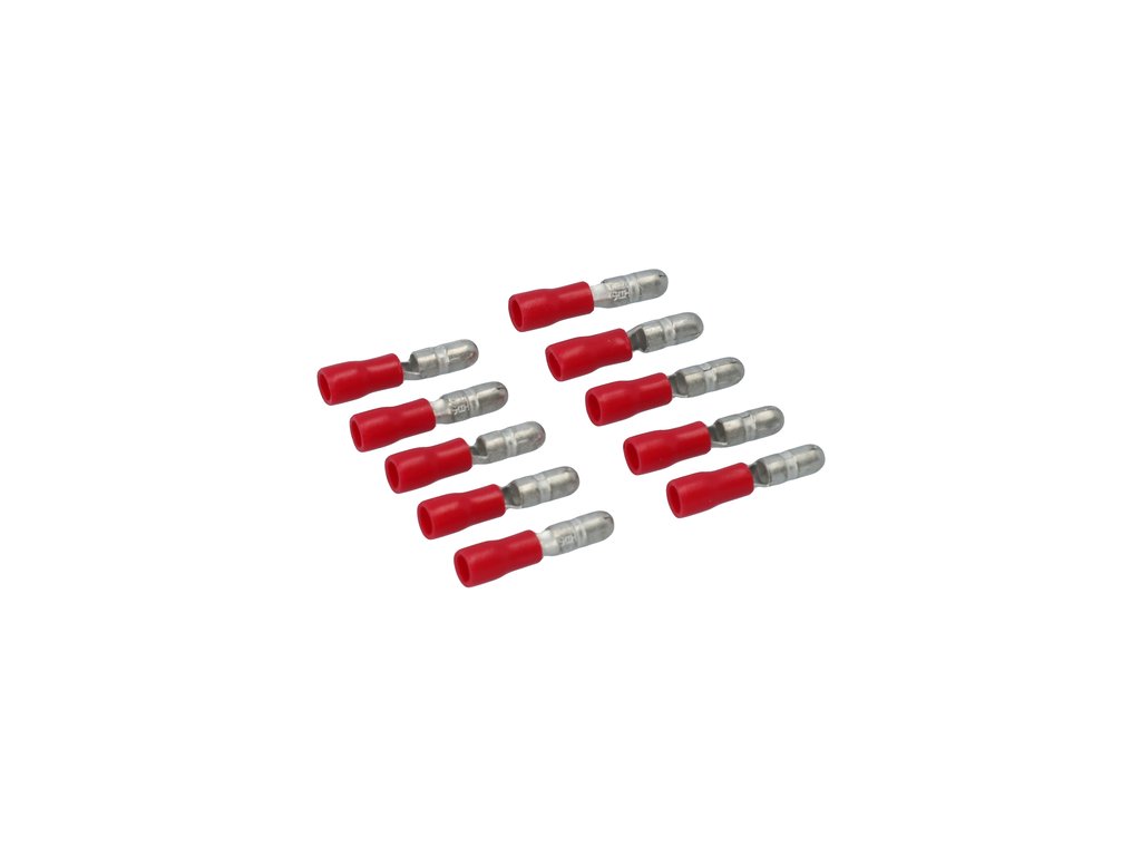 Papuci electrici izolati, rosu furca,terminale pe cablu, 3,96 mm, lungime 20,2 mm, crimpat, 547, 10 terminale la blister Carpoint