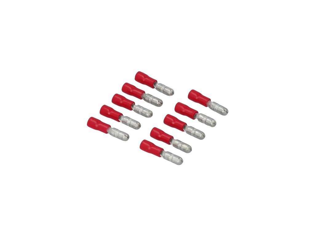 Papuci electrici izolati, rosu furca,terminale pe cablu, 3,96 mm, lungime 20,2 mm, crimpat, 547, 10 terminale la blister Carpoint