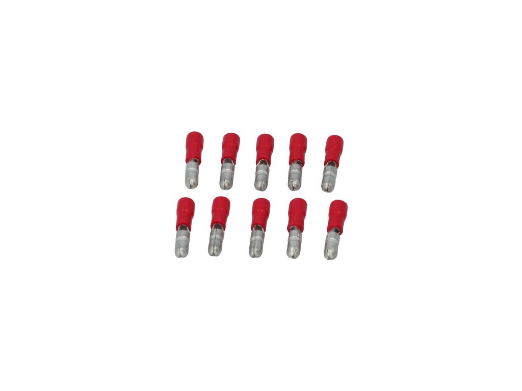 Papuci electrici izolati, rosu furca,terminale pe cablu, 3,96 mm, lungime 20,2 mm, crimpat, 547, 10 terminale la blister Carpoint
