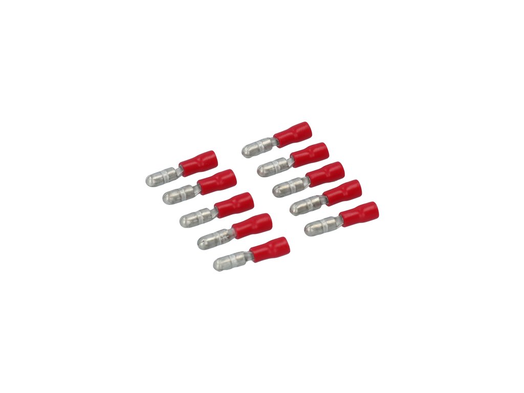 Papuci electrici izolati, rosu furca,terminale pe cablu, 3,96 mm, lungime 20,2 mm, crimpat, 547, 10 terminale la blister Carpoint