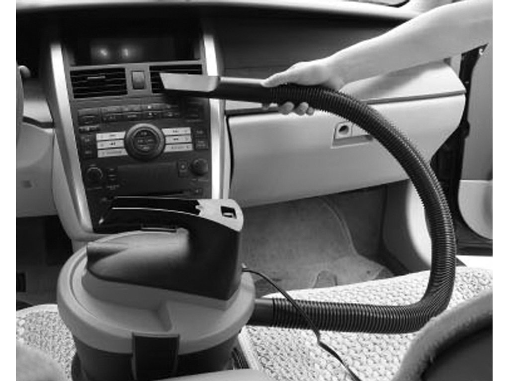 Aspirator auto Carpoint umed si uscat 12V 135W cablu de 3m furtun 90cm cu adaptori