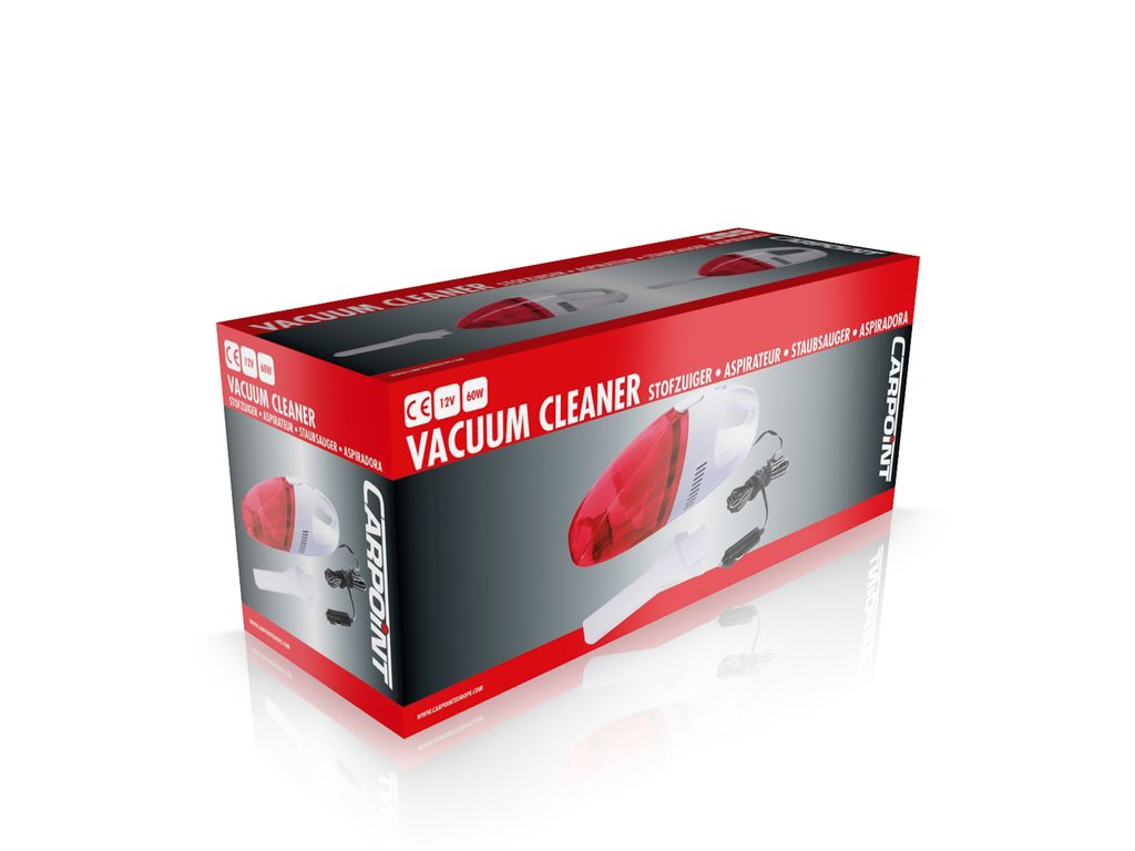 Aspirator auto Carpoint mini 12V 48W cablu de 3m + cap de aspirare
